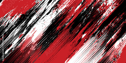 Gaming esport background striking stripes electric banner vector illustration design red black grunge brush wing comic pattern modern abstract concept livery stripes decal paint splash splatter.eps 10