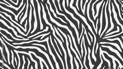 Striking zebra stripes create a bold and dramatic black and white pattern