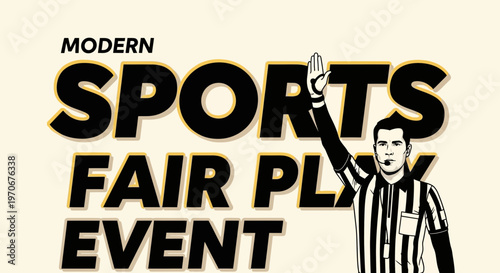 Modern Sports Fair Play Event: A Visual Representation of Ethical Sporting Principles