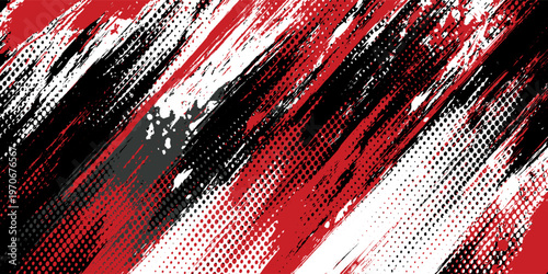Gaming esport background striking stripes electric banner vector illustration design red black grunge brush wing comic pattern modern abstract concept livery stripes decal paint splash splatter.eps 10