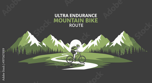 Mountain Biking Adventure: Ultra Endurance Route Through Picturesque Landscapes and Challenging