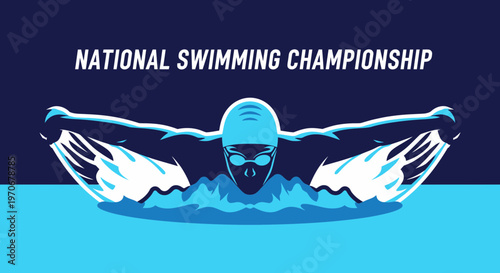 National Swimming Championship Graphic Design Competition Event