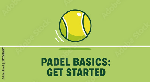 Padel Basics Get Started Minimalist Sport Graphics
