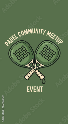 Padel Community Meetup Event Exciting Sports Gathering