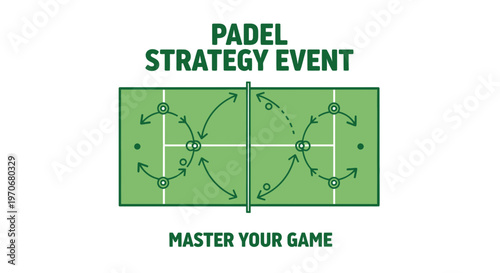Padel Court Diagram: Strategy Event, Mastering Gameplay, And Tactical Positioning Visualization
