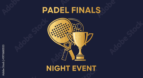 Padel Championship Trophy Night Event