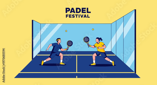 Padel Festival Indoor Sport Competition And Recreation Activity