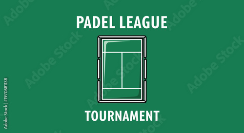 Padel League Tournament Sports Event Graphics
