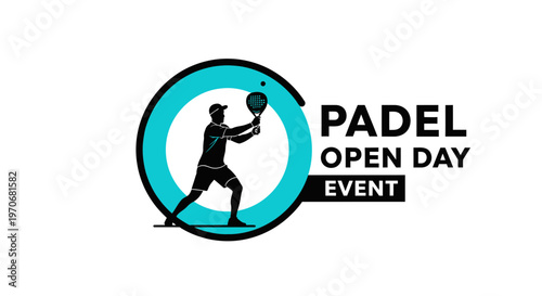 Padel Open Day Event Graphic Design Sport Tennis Sportive Athletic