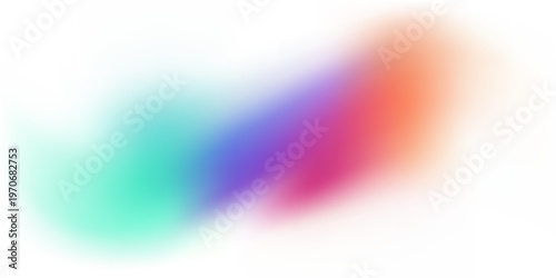 Rainbow Abstract Blurred Gradient Element