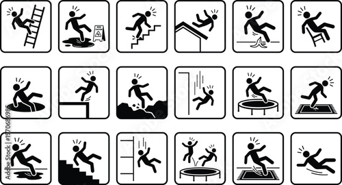 Mobilehile the description mentions "playful food design," these icons are definitely more about workplace safety and hazard prevention.