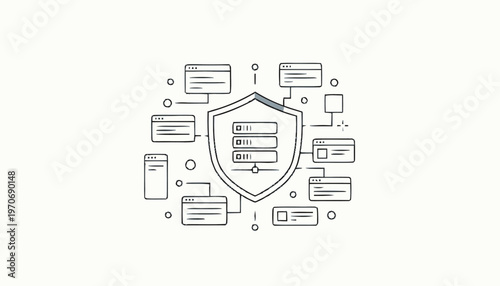 Digital Data Security - Shielding Servers and Information with Protection.