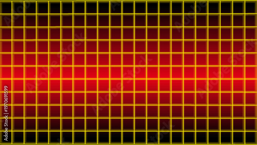 Red and black digital grid vector background