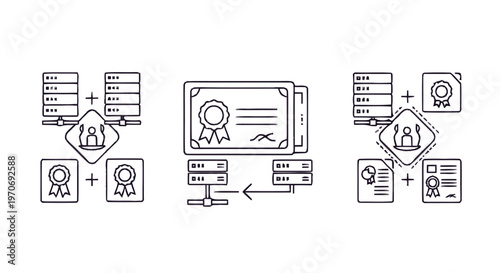 Digital Certificates and Secure Data Storage for Online Security.