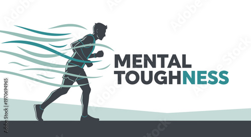 Runner Demonstrates Mental Fortitude During Training Representing Inner Strength and Endurance