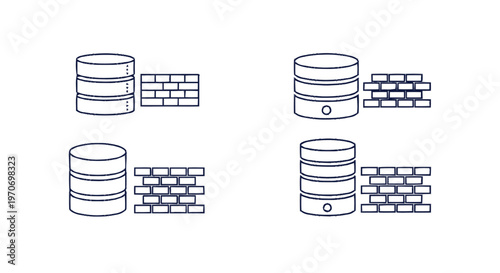 Database Server Security - Firewall Protection and Data Storage.