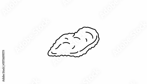 Hand-drawn Sketch of a Fried Chicken Wing on White Background