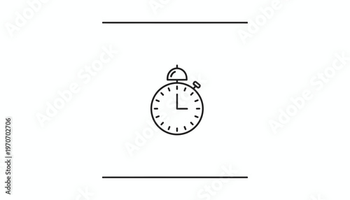 Alarm Clock Icon, Time Management, Deadline Concept, Countdown Timer, Deadline Alert