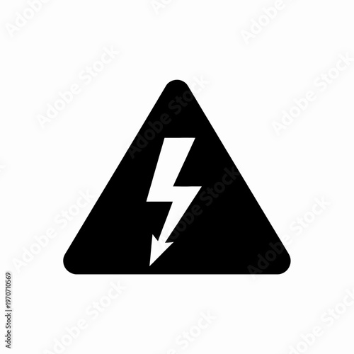 Free Download Warning sign indicating danger of electricity and electrical hazards, vector illustration - GFXLoad