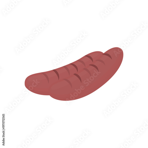 Grilled Sausage Meat Food Illustration
