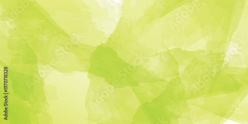Abstract Watercolor Splash Background in Vibrant Lime Green Hues.