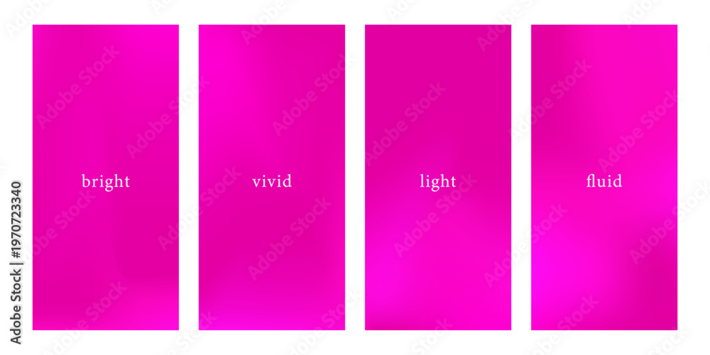 Fototapeta premium Abstract fuchsia gradient pattern for modern smartphone backgrounds. Magenta blur effect. Vector illustration.