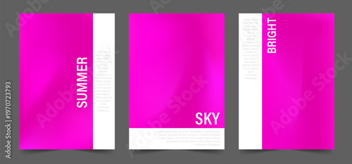 Fuchsia pink gradient with shimmer effect for mobile and story backgrounds. Vector illustration