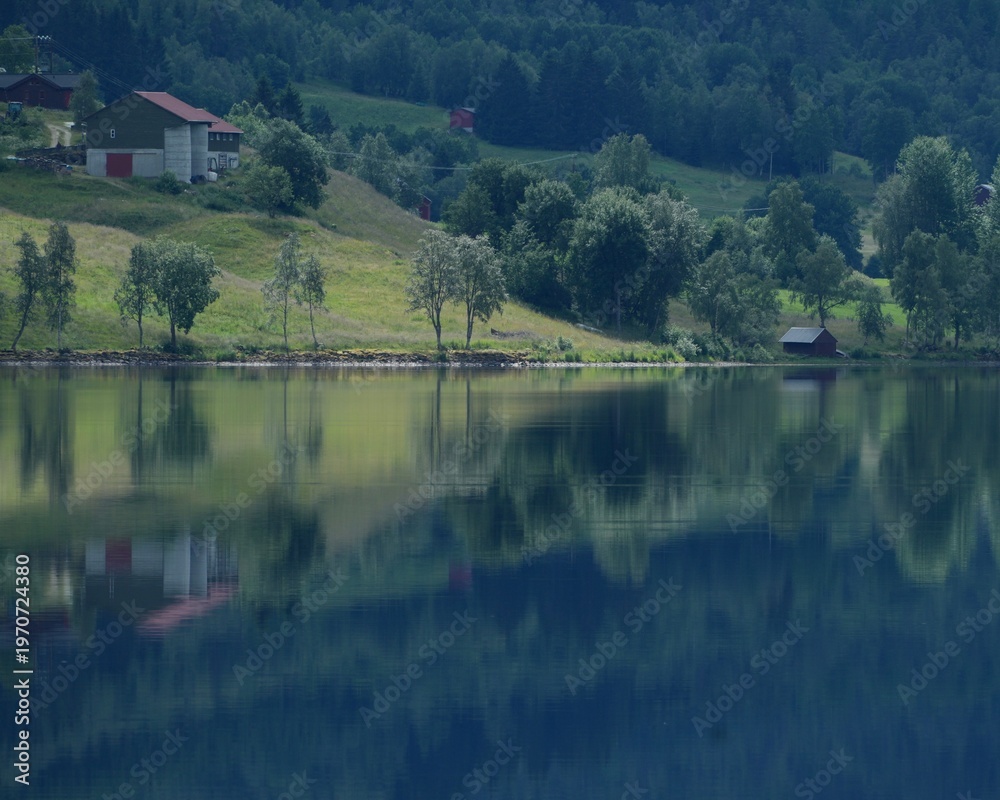 Fototapeta premium ノルウェー美しい自然風景