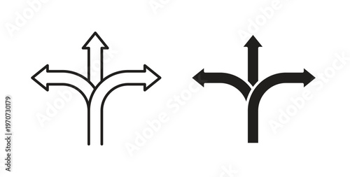 Flexibility icon design line and solid vector pack on white background