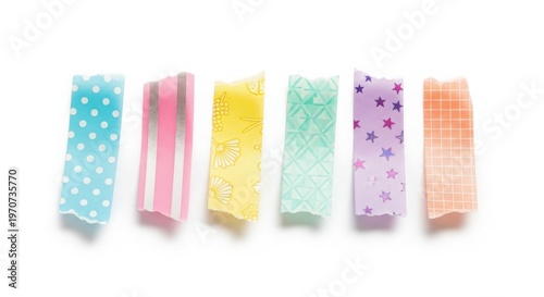 A Collection Of Colorful Wrapping Papers With Various Patterns