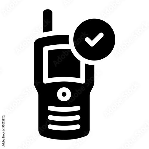 walkie talkie glyph icon