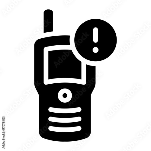 walkie talkie glyph icon