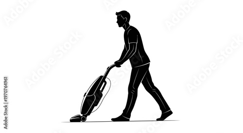 Man walking with luggage silhouette travel transportation suitcase person alone