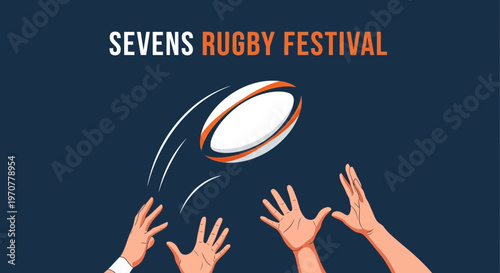 Sevens Rugby Festival Excitement Captured Dynamic Action