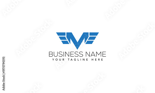 Free Download Modern Minimal Letter M Logo Vector Template - GFXLoad