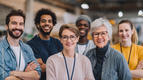 Wallpaper Mural corporate volunteer day team with business background Torontodigital.ca