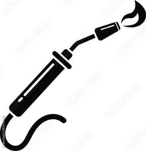 Blowtorch Welding Tool Flame Industrial Gas Torch Repair Equipment Icon