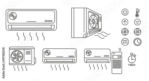 Air Conditioner Unit and Control Systems.