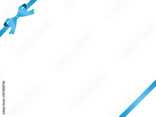 リボン蝶輪、斜F、m5水色