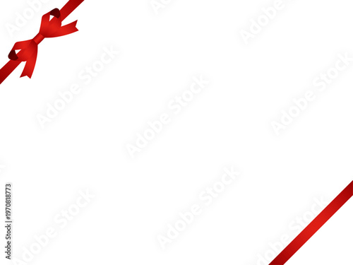 リボン蝶輪、斜F、m10赤