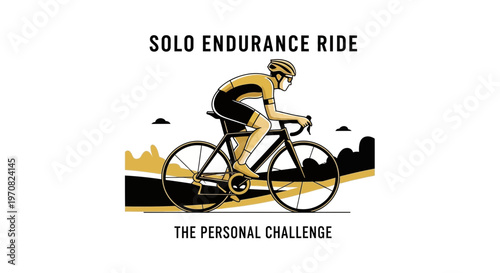 Solo Cyclist Embarks On a Personal Endurance Ride, Achieving a Significant Challenge