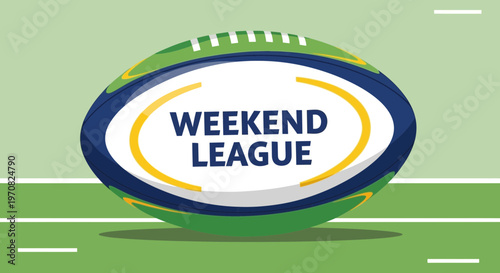 Sporting Event Weekend League Concept Graphic Design