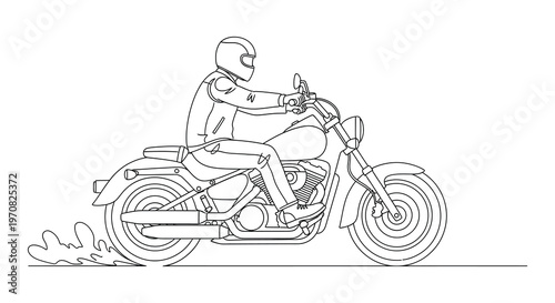 Line drawing of motorcycle racers in various dynamic riding positions