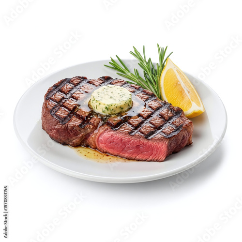 grilled steak with vegetables