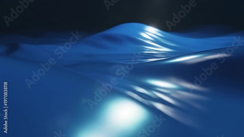 Wallpaper Mural Technology Deep blue glass gradient animation with soft light reflections. Minimal and moody motion background for cinematic titles, presentations, or apps. Works great in high-tech sci-fi visual Torontodigital.ca