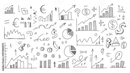 Colorful assortment of vintage typewriter keys and mechanical parts in close-up view Vector