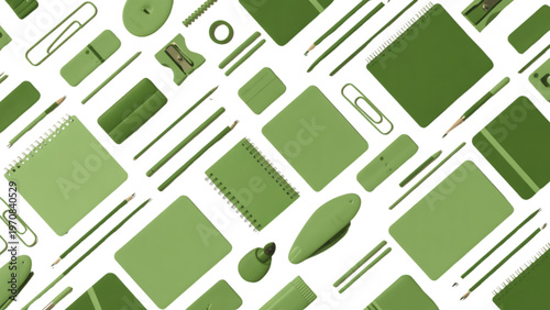 Aerial view of a grid-like urban neighborhood with green park areas Vector