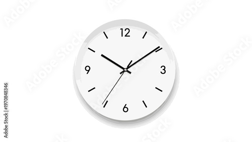 Wall Clock Time Concept.
