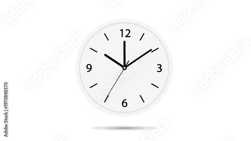 Wall Clock Time Concept.