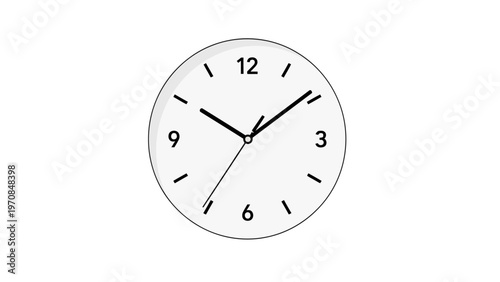 Wall Clock Time Face.